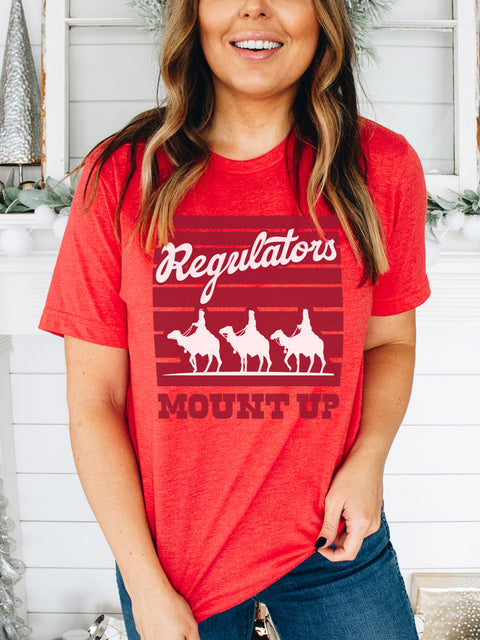 Regulators Mount Up (Christmas Edition)| Seasonal T-Shirt | Ruby’s Rubbish®