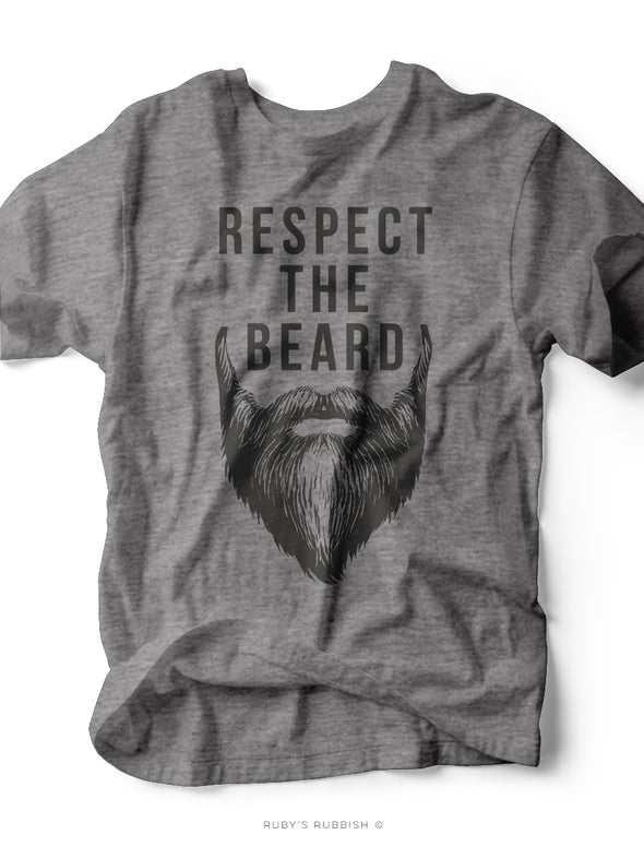 Respect the Beard | Men's T-Shirt | Ruby’s Rubbish®