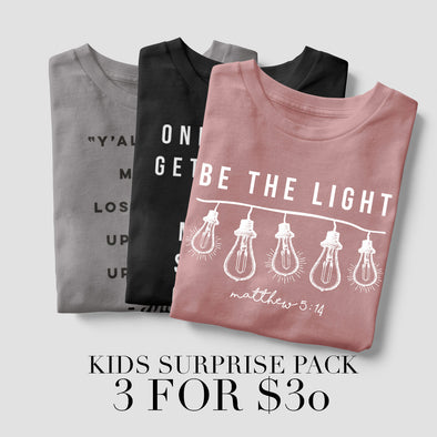 Infants & Youth | THREE for $30 Surprise Tee Sale