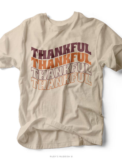 Thankful Thankful Thankful | Seasonal T-Shirt | Ruby’s Rubbish®