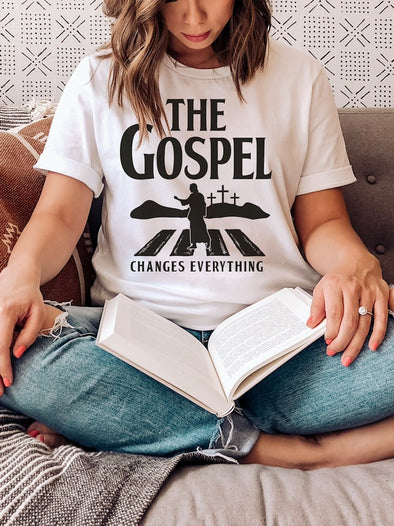 The Gospel Changes Everything | T-Shirt | Ruby’s Rubbish®