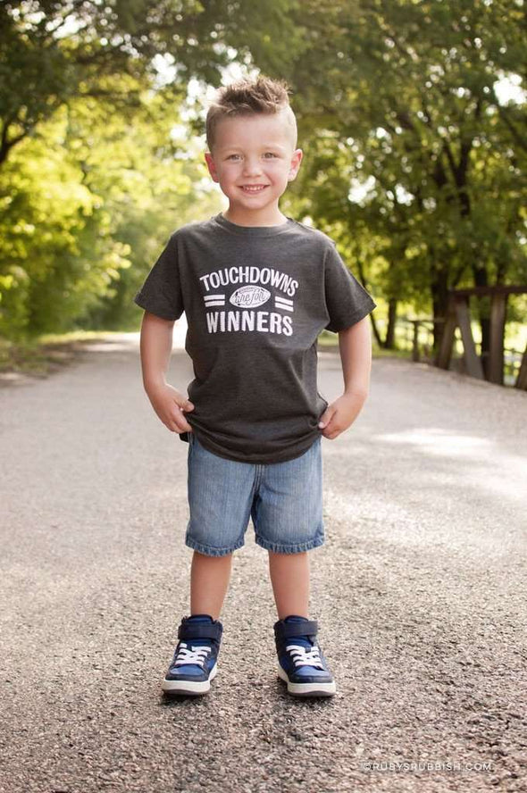 Touchdowns are for Winners | Kid's T-Shirt | Ruby’s Rubbish®