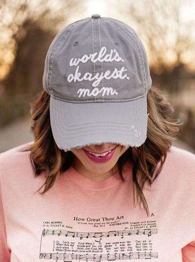 World's Okayest Mom | Vintage Hat | Ruby’s Rubbish®